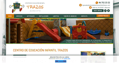Desktop Screenshot of centrodeeducacioninfantiltrazos.com